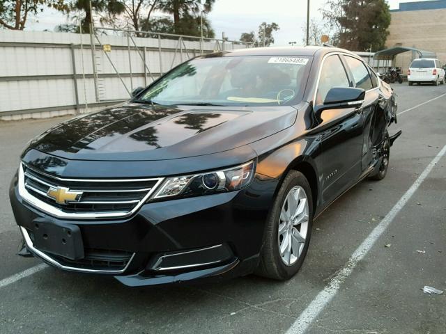 2G1105SA5H9152468 - 2017 CHEVROLET IMPALA LT BLACK photo 2