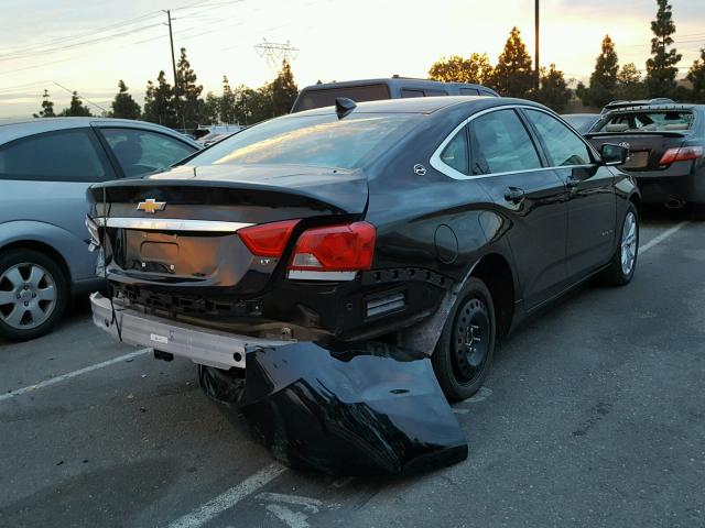 2G1105SA5H9152468 - 2017 CHEVROLET IMPALA LT BLACK photo 4