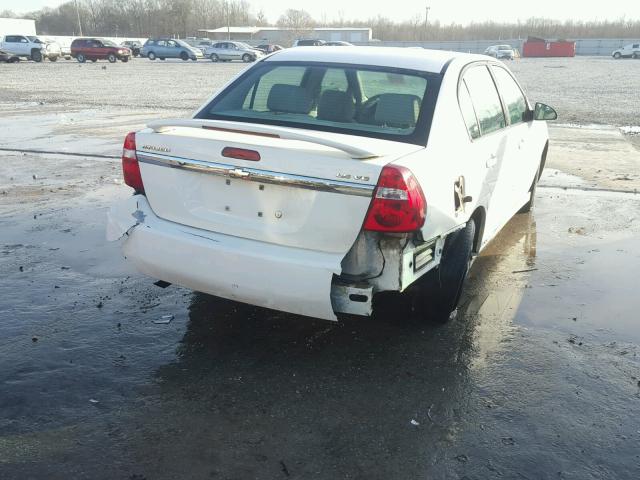 1G1ZT58N98F112244 - 2008 CHEVROLET MALIBU LT WHITE photo 4