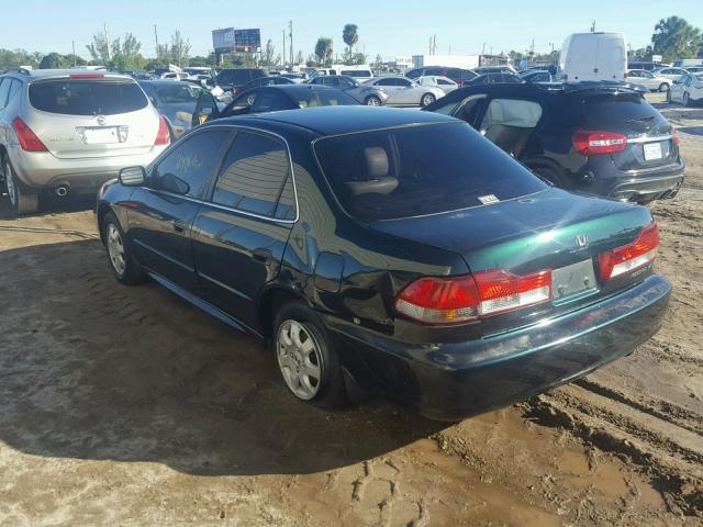 JHMCG66821C000234 - 2001 HONDA ACCORD EX GREEN photo 3