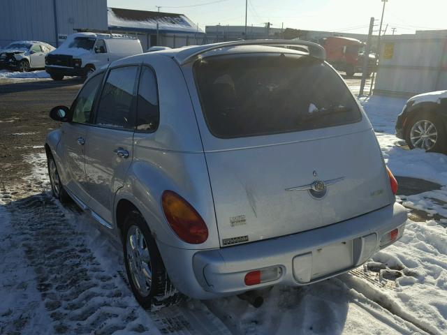 3C8FY68814T237958 - 2004 CHRYSLER PT CRUISER SILVER photo 3