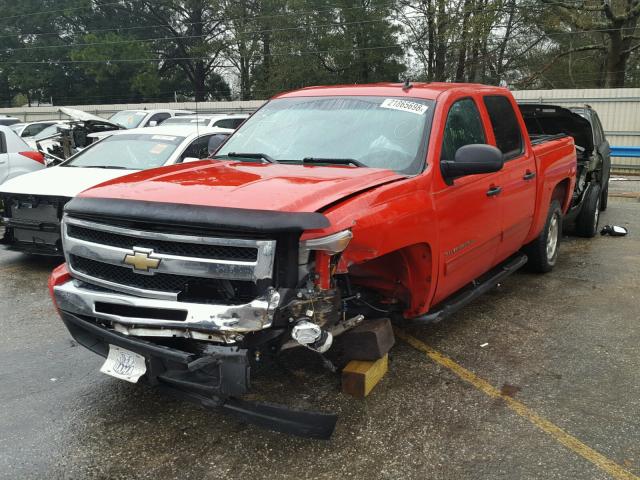 3GCRCSE31AG141363 - 2010 CHEVROLET SILVERADO RED photo 2