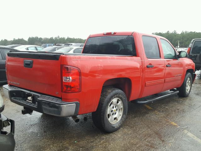 3GCRCSE31AG141363 - 2010 CHEVROLET SILVERADO RED photo 4