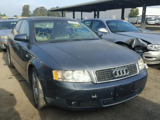 WAUJC68E83A323349 - 2003 AUDI A4 1.8T GRAY photo 1