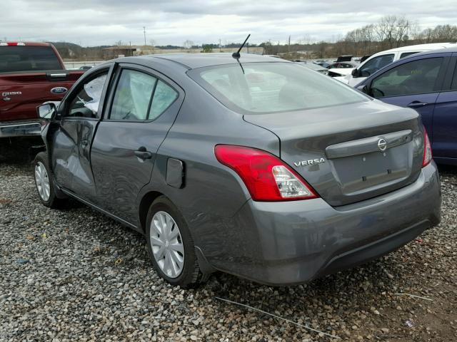 3N1CN7AP9GL836828 - 2016 NISSAN VERSA S SILVER photo 3