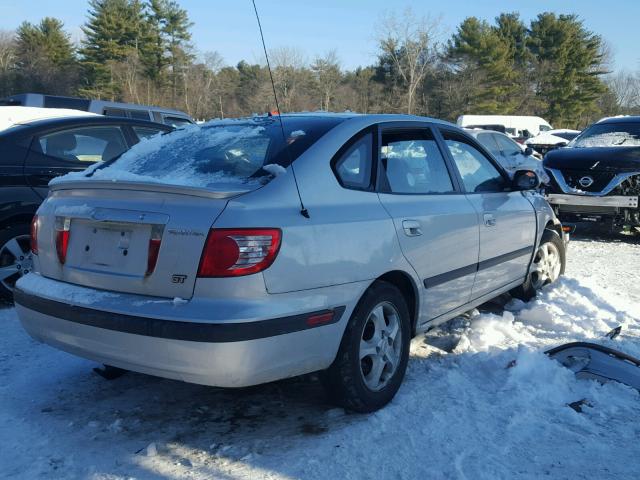 KMHDN56D85U144224 - 2005 HYUNDAI ELANTRA GL SILVER photo 4