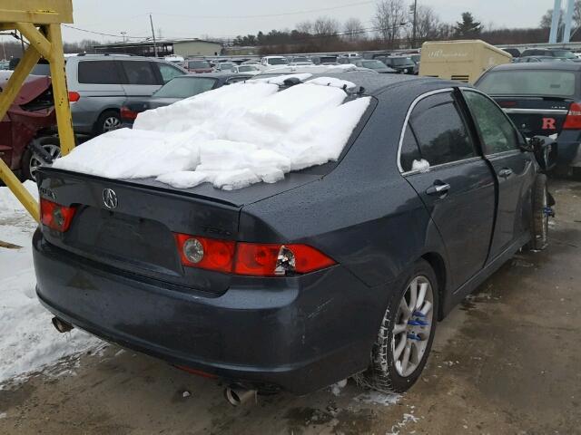 JH4CL968X6C011079 - 2006 ACURA TSX GRAY photo 4