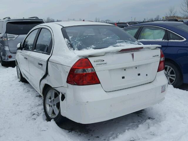 KL2TW55648B186229 - 2008 PONTIAC WAVE SE WHITE photo 3