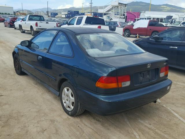 1HGEJ8245WL067266 - 1998 HONDA CIVIC EX BLUE photo 3