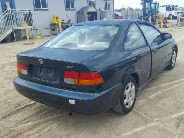 1HGEJ8245WL067266 - 1998 HONDA CIVIC EX BLUE photo 4