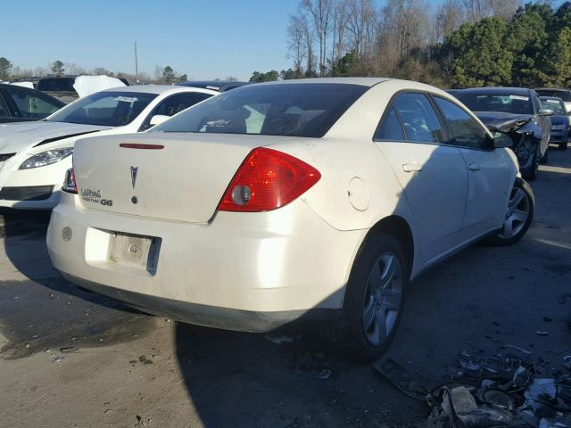 1G2ZG57B394118884 - 2009 PONTIAC G6 WHITE photo 4