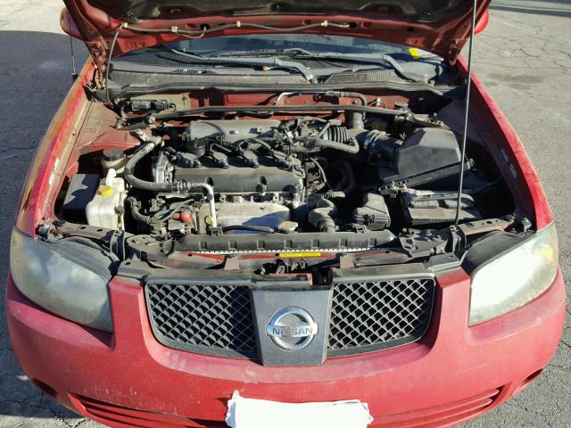 3N1AB51D45L475564 - 2005 NISSAN SENTRA SE- RED photo 7