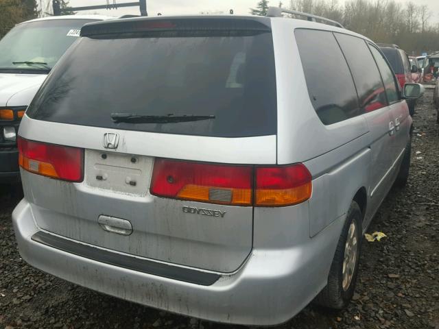 5FNRL18913B071530 - 2003 HONDA ODYSSEY EX SILVER photo 4