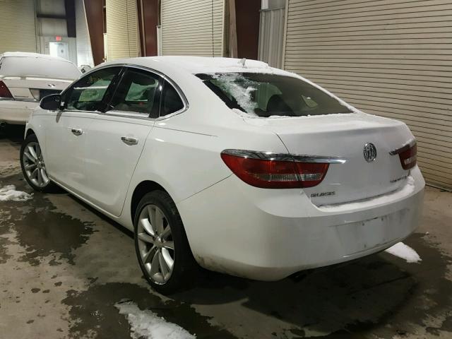 1G4PP5SK8D4224519 - 2013 BUICK VERANO WHITE photo 3