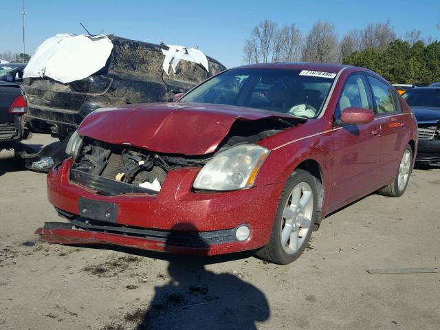 1N4BA41E16C829826 - 2006 NISSAN MAXIMA SE BURGUNDY photo 2