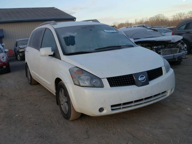 5N1BV28U95N109494 - 2005 NISSAN QUEST S WHITE photo 1