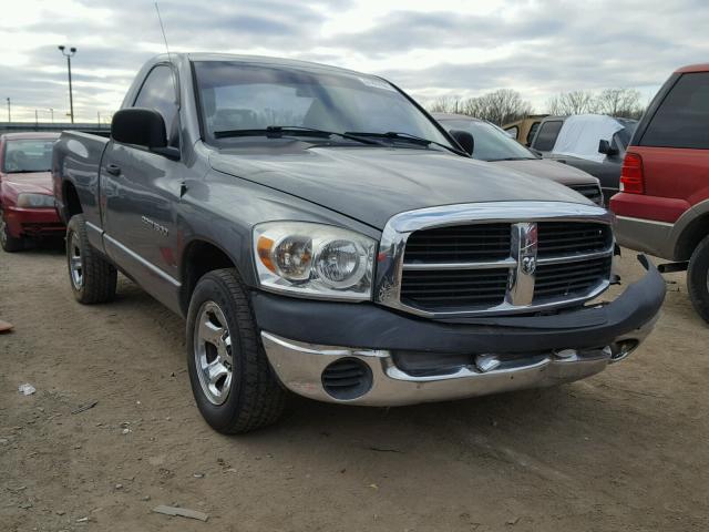 1D7HA16K07J521518 - 2007 DODGE RAM 1500 S GRAY photo 1