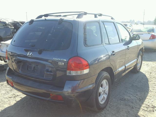 KM8SC13E55U922434 - 2005 HYUNDAI SANTA FE G GRAY photo 4