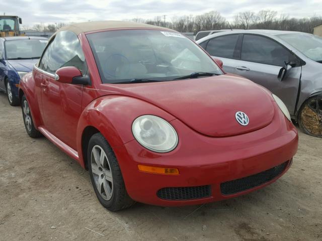 3VWRF31Y86M309195 - 2006 VOLKSWAGEN NEW BEETLE RED photo 1