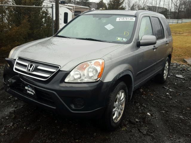 JHLRD788X6C034178 - 2006 HONDA CR-V EX GRAY photo 2