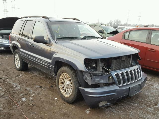 1J4GW58S92C157859 - 2002 JEEP GRAND CHER BLUE photo 1