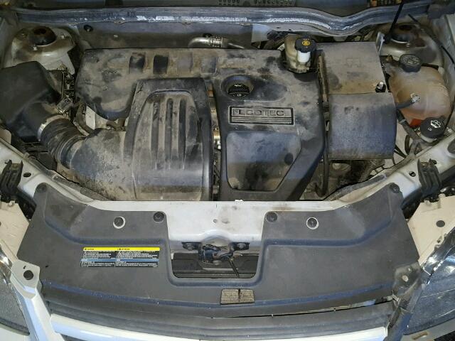 1G1AK58F487217907 - 2008 CHEVROLET COBALT LS SILVER photo 7