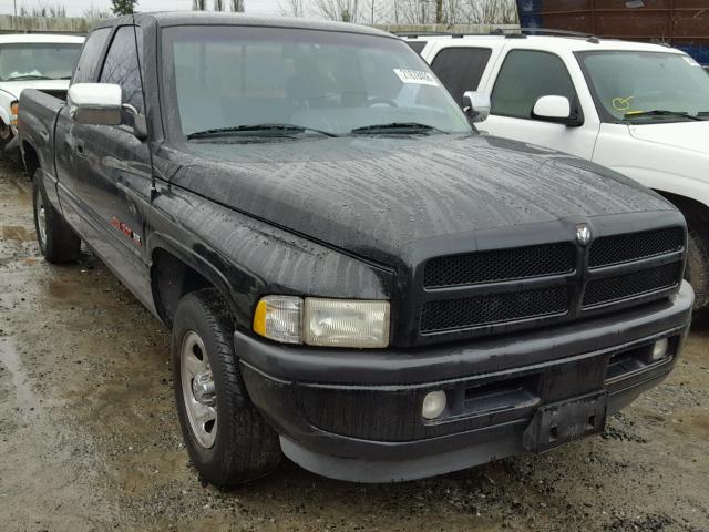 1B7HC13ZXVJ518967 - 1997 DODGE RAM 1500 BLACK photo 1