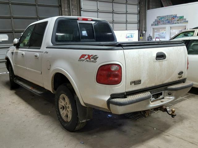 1FTRW08L32KD06668 - 2002 FORD F150 SUPER WHITE photo 3