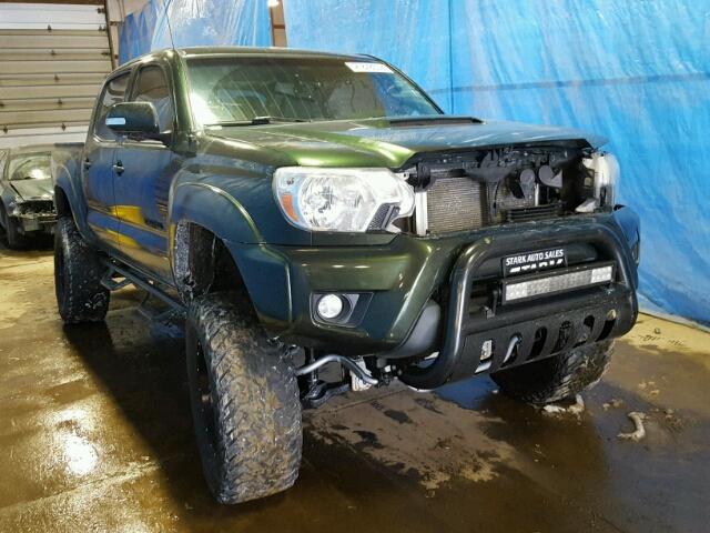 5TFLU4EN3DX074040 - 2013 TOYOTA TACOMA DOU GREEN photo 1