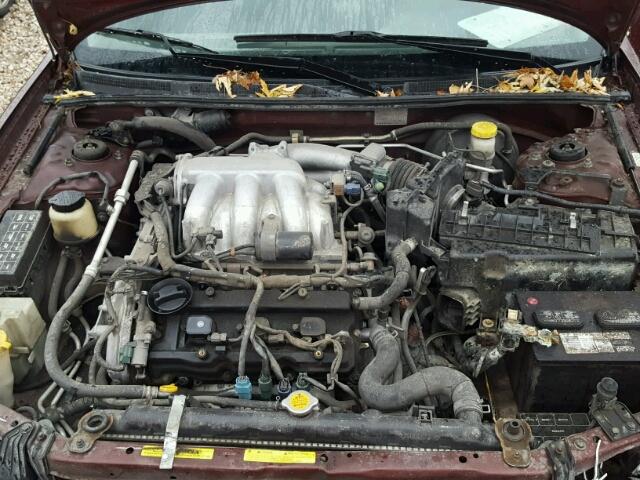 JN1DA31D32T406988 - 2002 NISSAN MAXIMA GLE MAROON photo 7