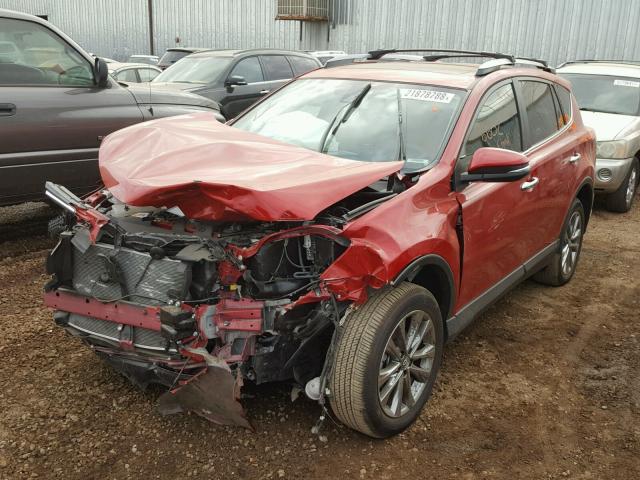 JTMDFREV6HJ123347 - 2017 TOYOTA RAV4 LIMIT RED photo 2