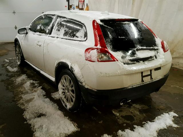 YV1MK672692144265 - 2009 VOLVO C30 T5 WHITE photo 3