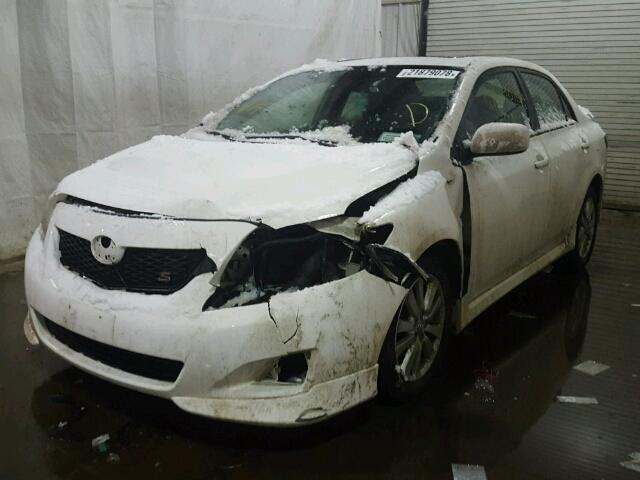 2T1BU4EE6AC292897 - 2010 TOYOTA COROLLA BA WHITE photo 9