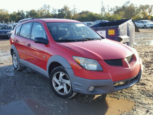 5Y2SL62833Z411253 - 2003 PONTIAC VIBE RED photo 1