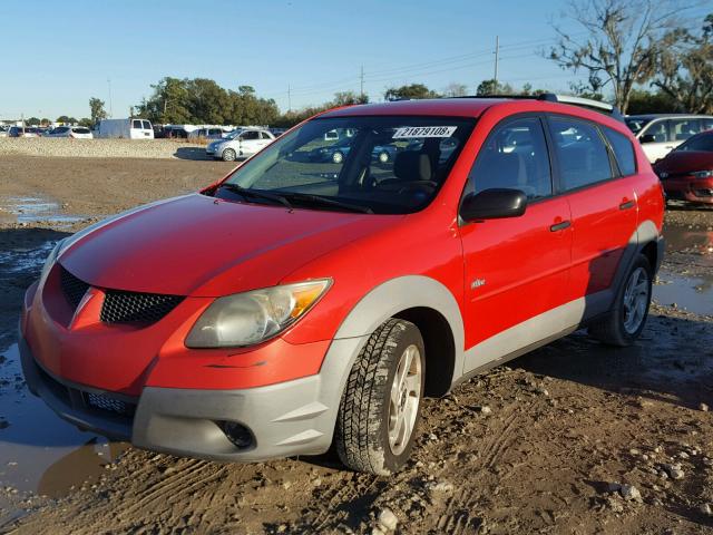 5Y2SL62833Z411253 - 2003 PONTIAC VIBE RED photo 2