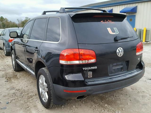 WVGCM77L65D005497 - 2005 VOLKSWAGEN TOUAREG 4. BLACK photo 3