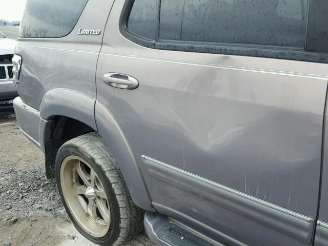 5TDZT38A02S137355 - 2002 TOYOTA SEQUOIA LI BROWN photo 9