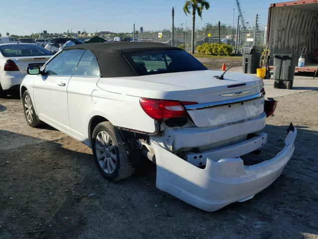 1C3BCBEB5CN121978 - 2012 CHRYSLER 200 TOURIN WHITE photo 3