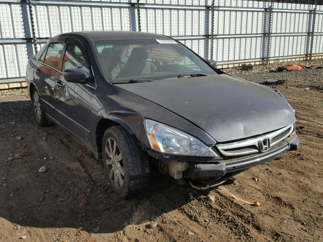 1HGCM66497A077695 - 2007 HONDA ACCORD SE GRAY photo 1