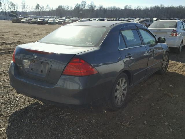 1HGCM66497A077695 - 2007 HONDA ACCORD SE GRAY photo 4