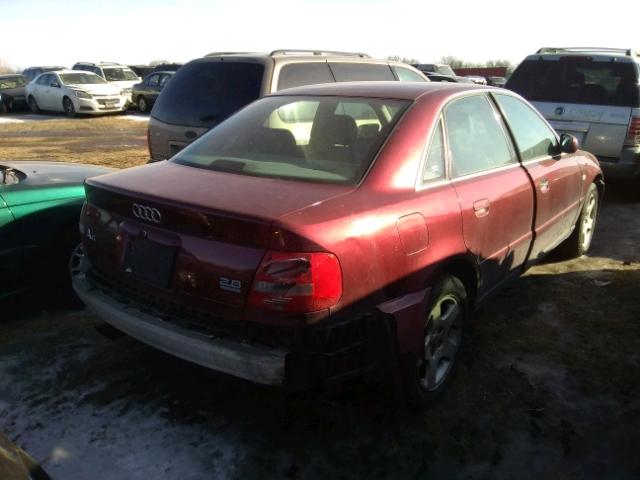 WAUED28D9XA315989 - 1999 AUDI A4 2.8 QUA MAROON photo 4