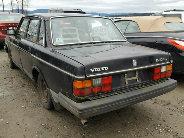 YV1AA884XL1399046 - 1990 VOLVO 240 BASE BLACK photo 3