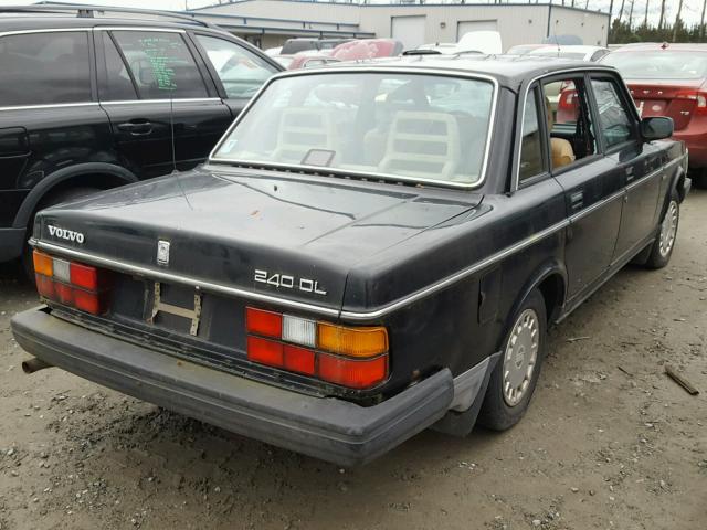 YV1AA884XL1399046 - 1990 VOLVO 240 BASE BLACK photo 4