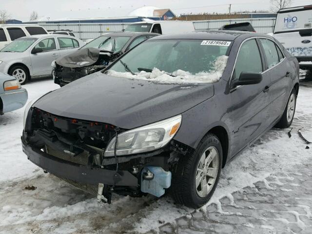 1G11B5SAXDF344853 - 2013 CHEVROLET MALIBU LS CHARCOAL photo 2