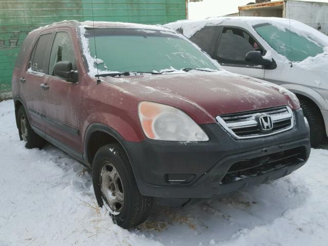 JHLRD78494C037938 - 2004 HONDA CR-V LX RED photo 1