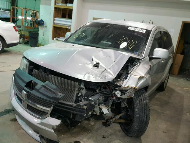 3D4GH57V49T602165 - 2009 DODGE JOURNEY SX SILVER photo 2