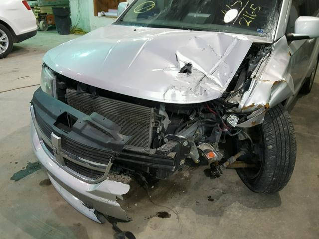 3D4GH57V49T602165 - 2009 DODGE JOURNEY SX SILVER photo 9