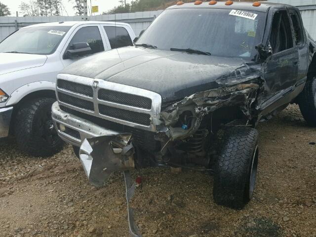 1B7KF23621J583007 - 2001 DODGE RAM 2500 BLACK photo 9