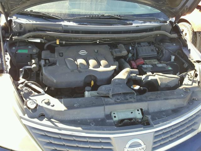 3N1BC13E37L361011 - 2007 NISSAN VERSA S BLUE photo 7