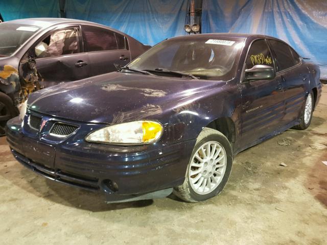 1G2NF52TXYM871778 - 2000 PONTIAC GRAND AM S 蓝色 照片 2